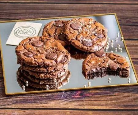 Cookies au chocolat, sésame & poivre blanc de Kampot